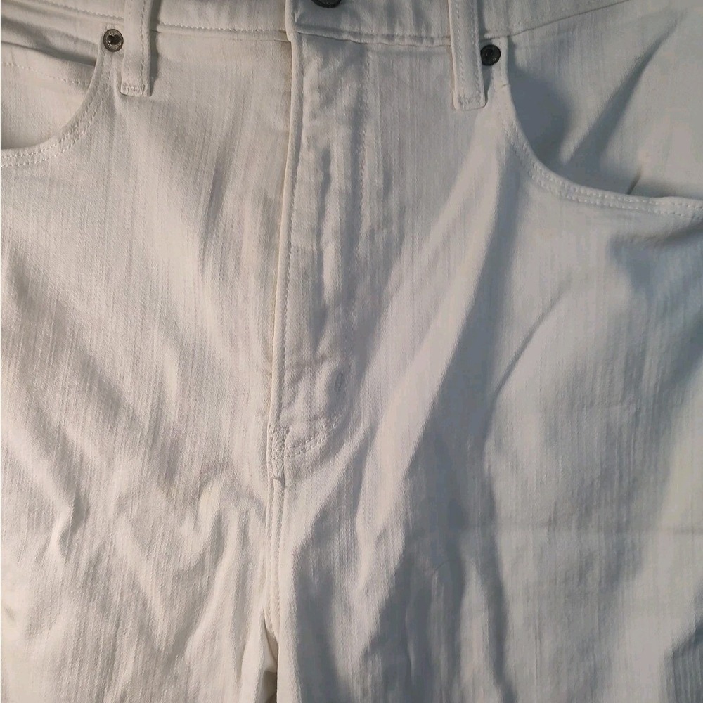 Madewell Flare‎ Jeans Womens 28 White Good High Rise Wide Leg Stretch Coastal